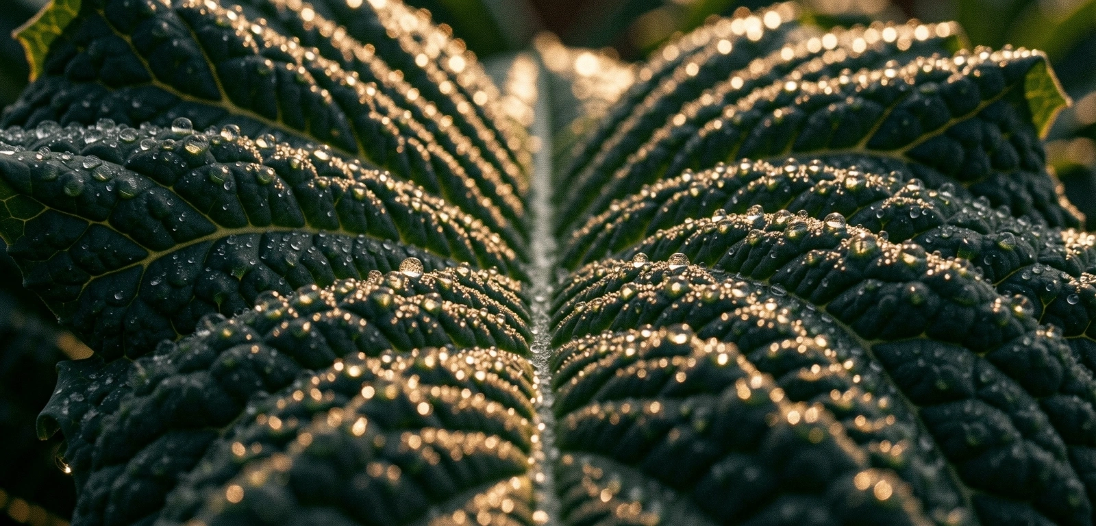 Deep green texture